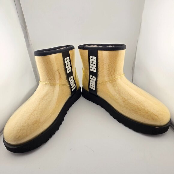 UGG Classic Clear Mini Waterproof Boots | Women’s Size 6 | Black - Picture 6 of 12